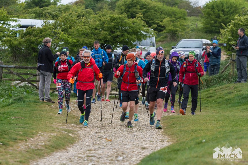 South Downs Way Devil's Challenge Day 3 the start