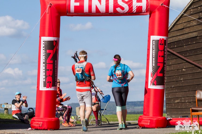 XNRG Devils Challenge Day 1 Finish Arch